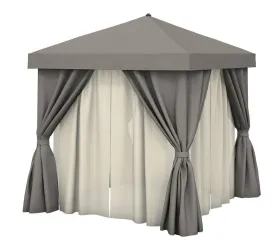 12' X 12' Square Commercial Cabaña Privacy Curtains