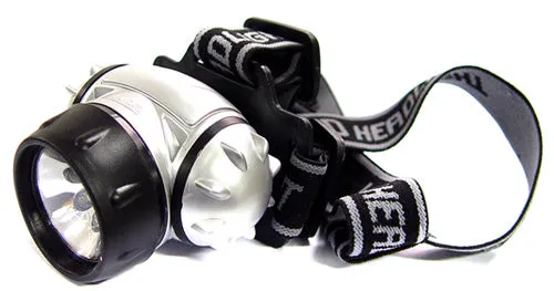 8-LED Flashlight/Head Lamp