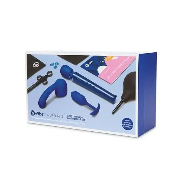 b-Vibe Anal Massage & Education Set with Wand, Plug and Accessories