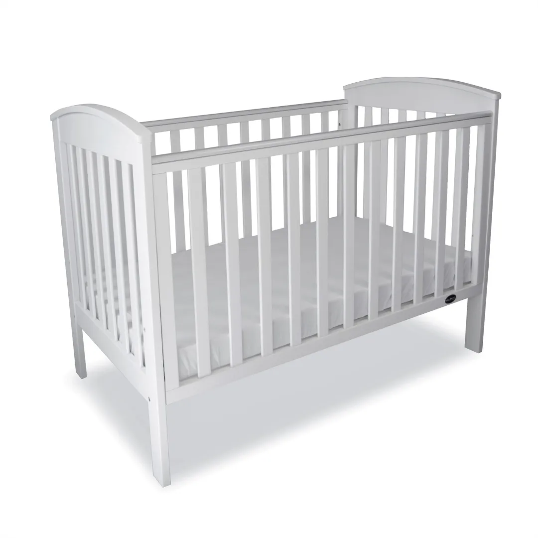 Babyhood Classic Curve 4-in-1 Cot - White