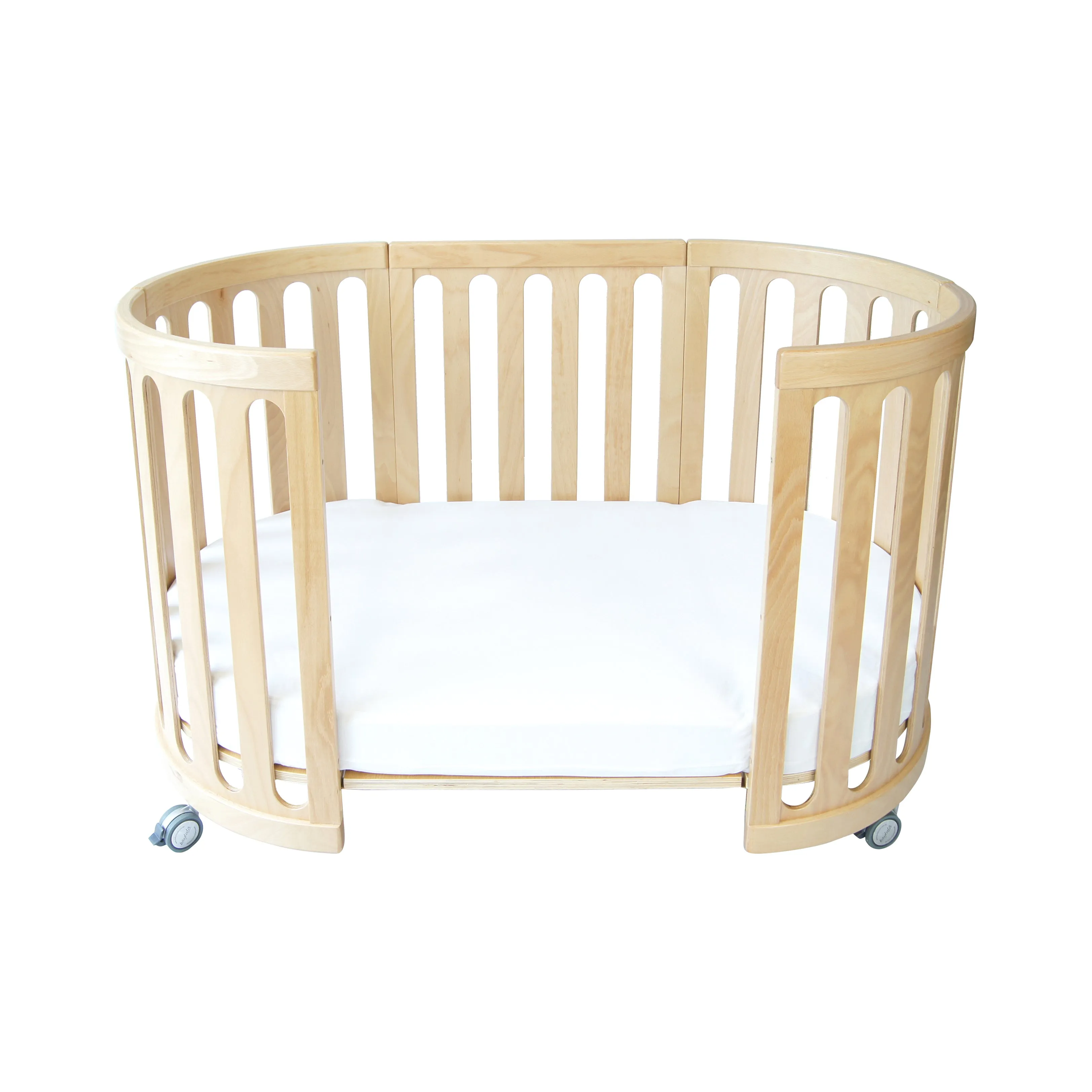 Babyhood Kaylula Sova 5 in 1 Cot - Beech (includes mattress)