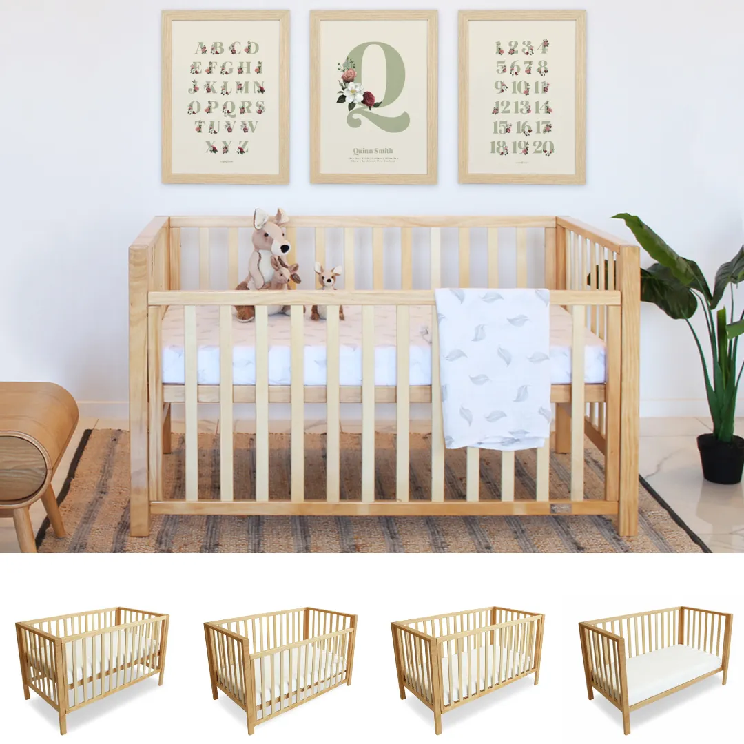 Babyhood Lulu Cot - Natural