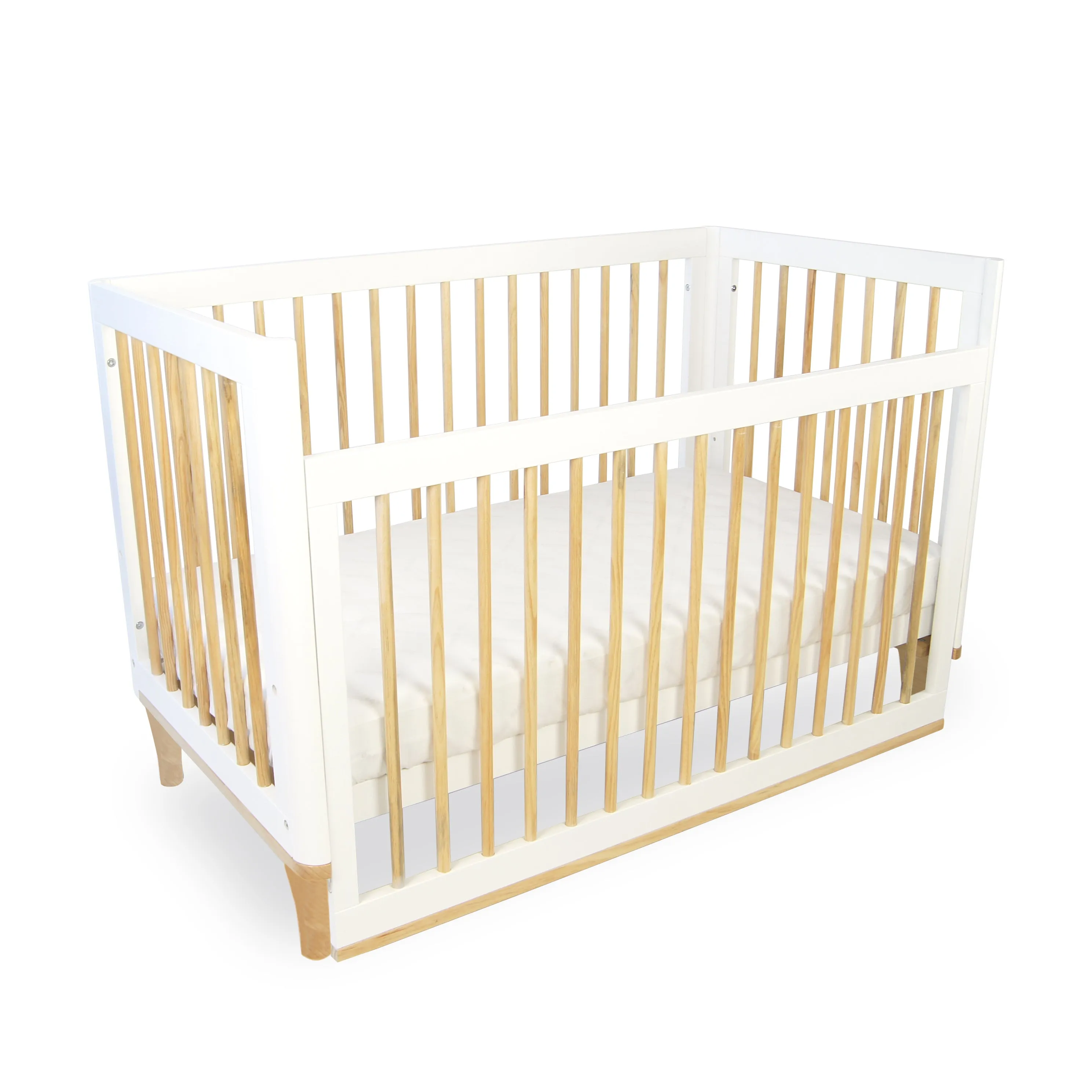 Babyhood Riya 5 in 1 Cot - White