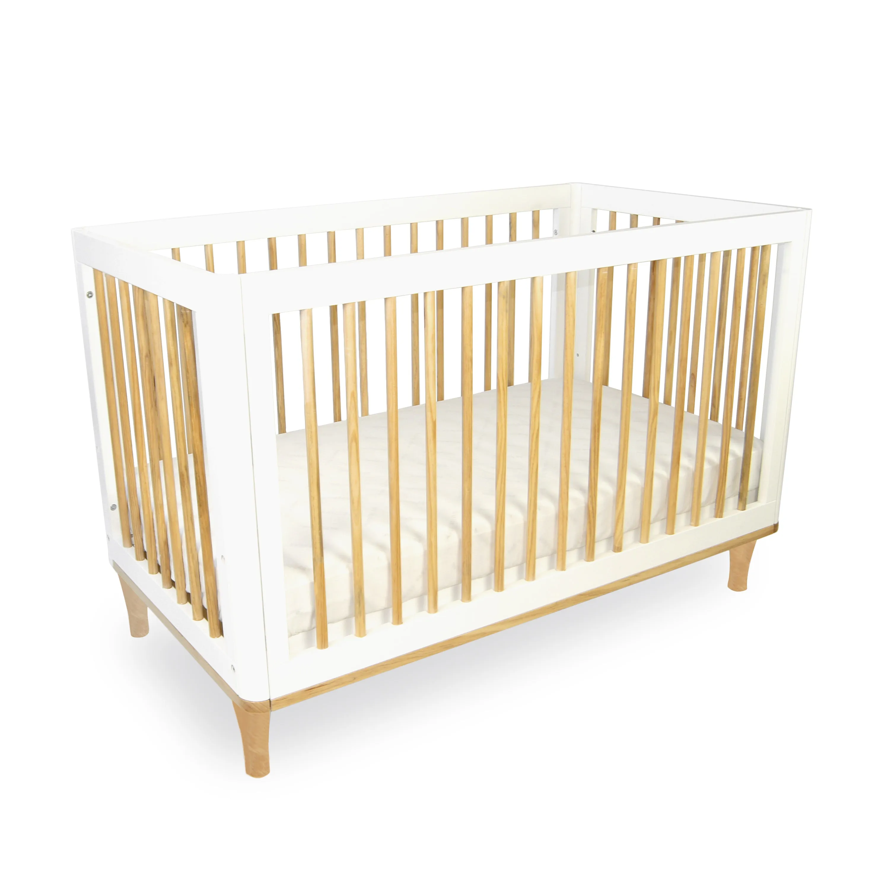 Babyhood Riya 5 in 1 Cot - White