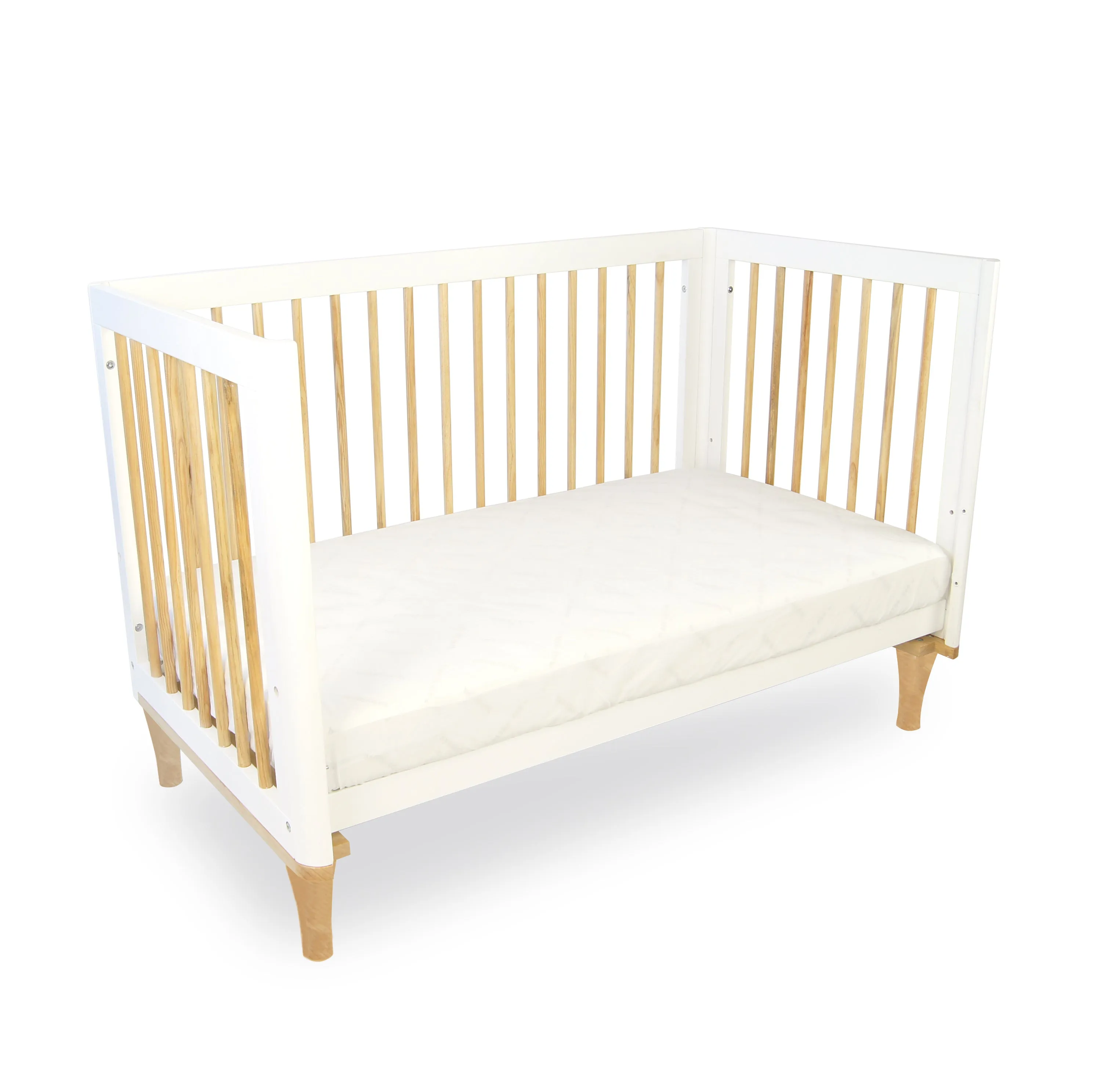 Babyhood Riya 5 in 1 Cot - White