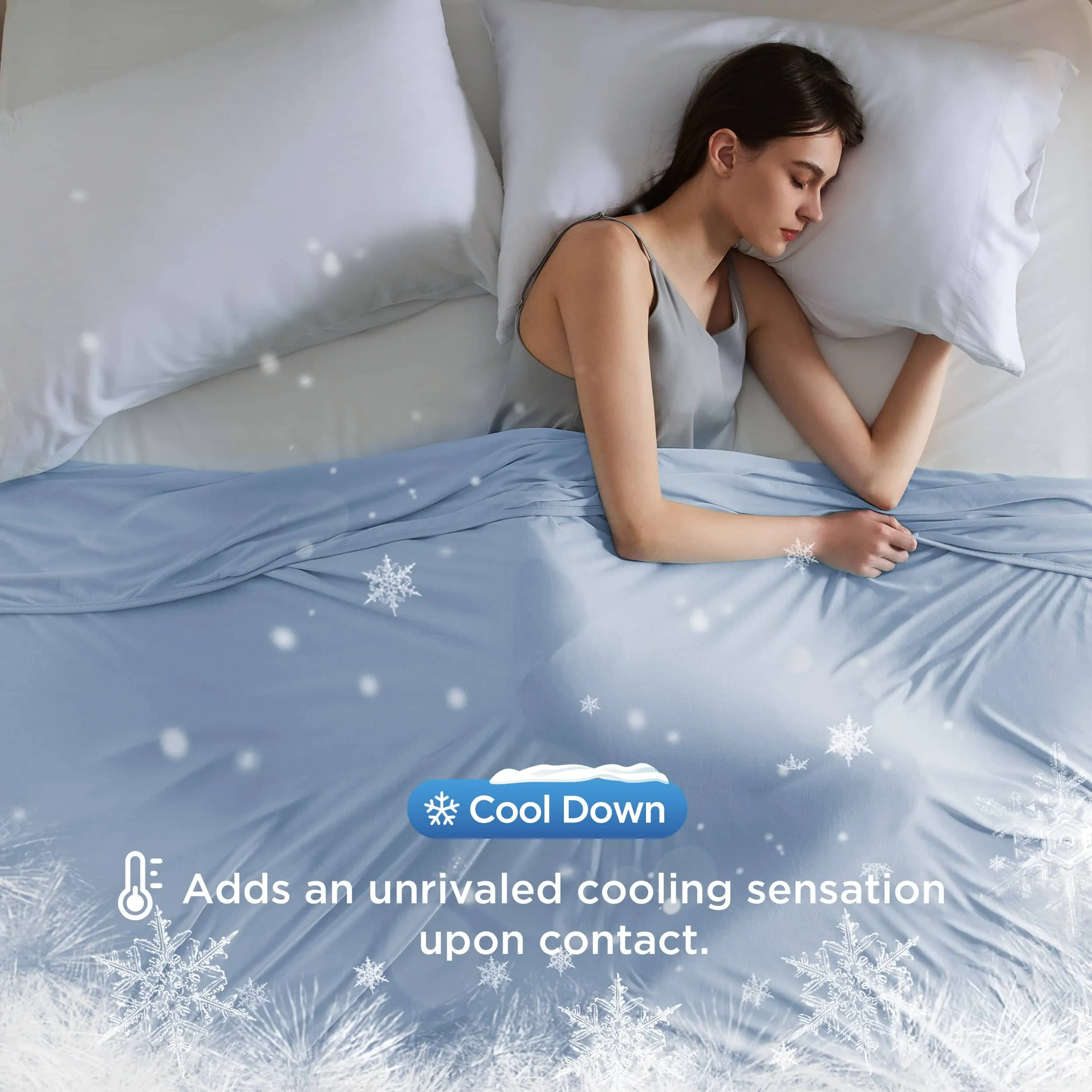 Bedsure Breescape Reversible Cooling Blanket for Hot Sleepers