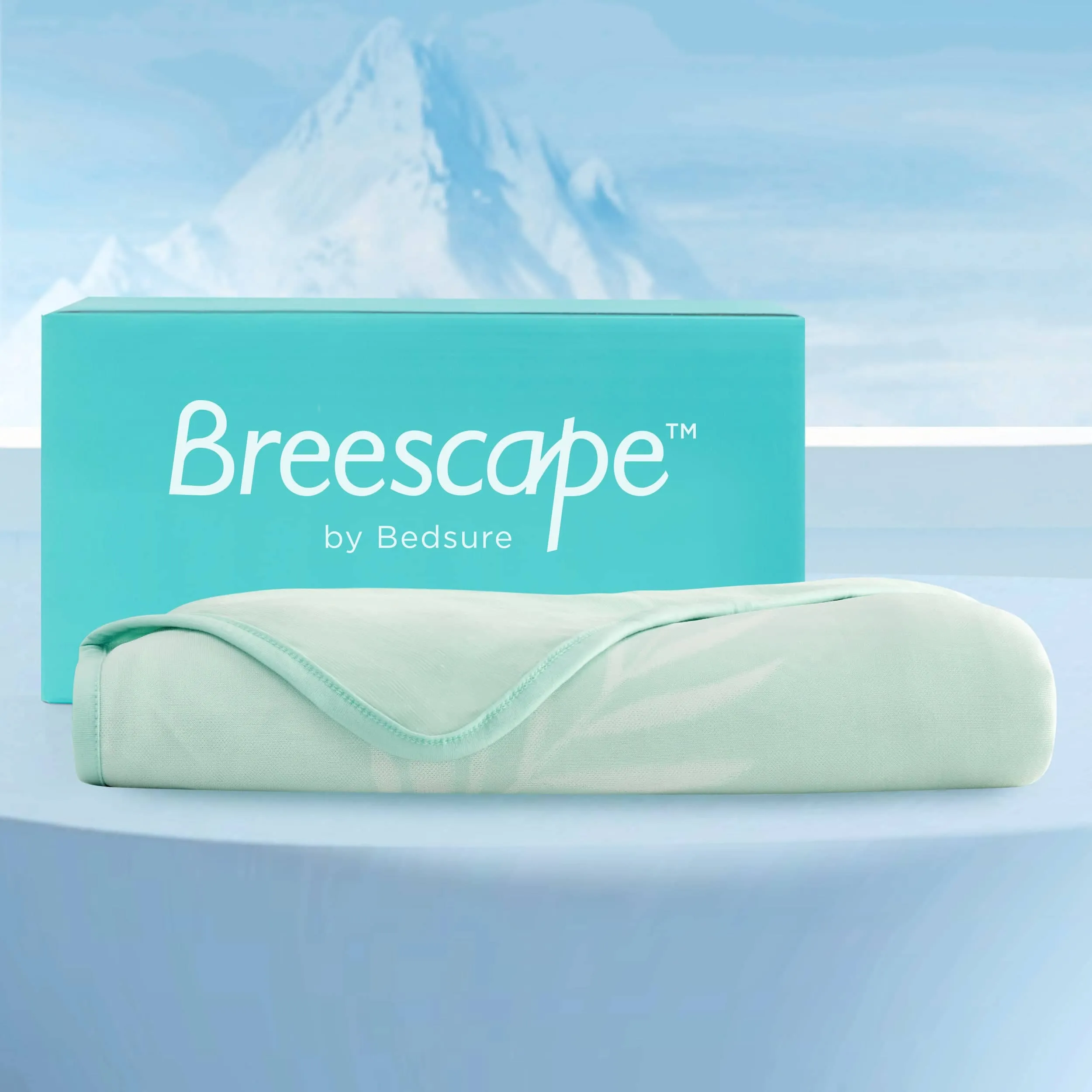 Bedsure Breescape Reversible Cooling Blanket for Hot Sleepers