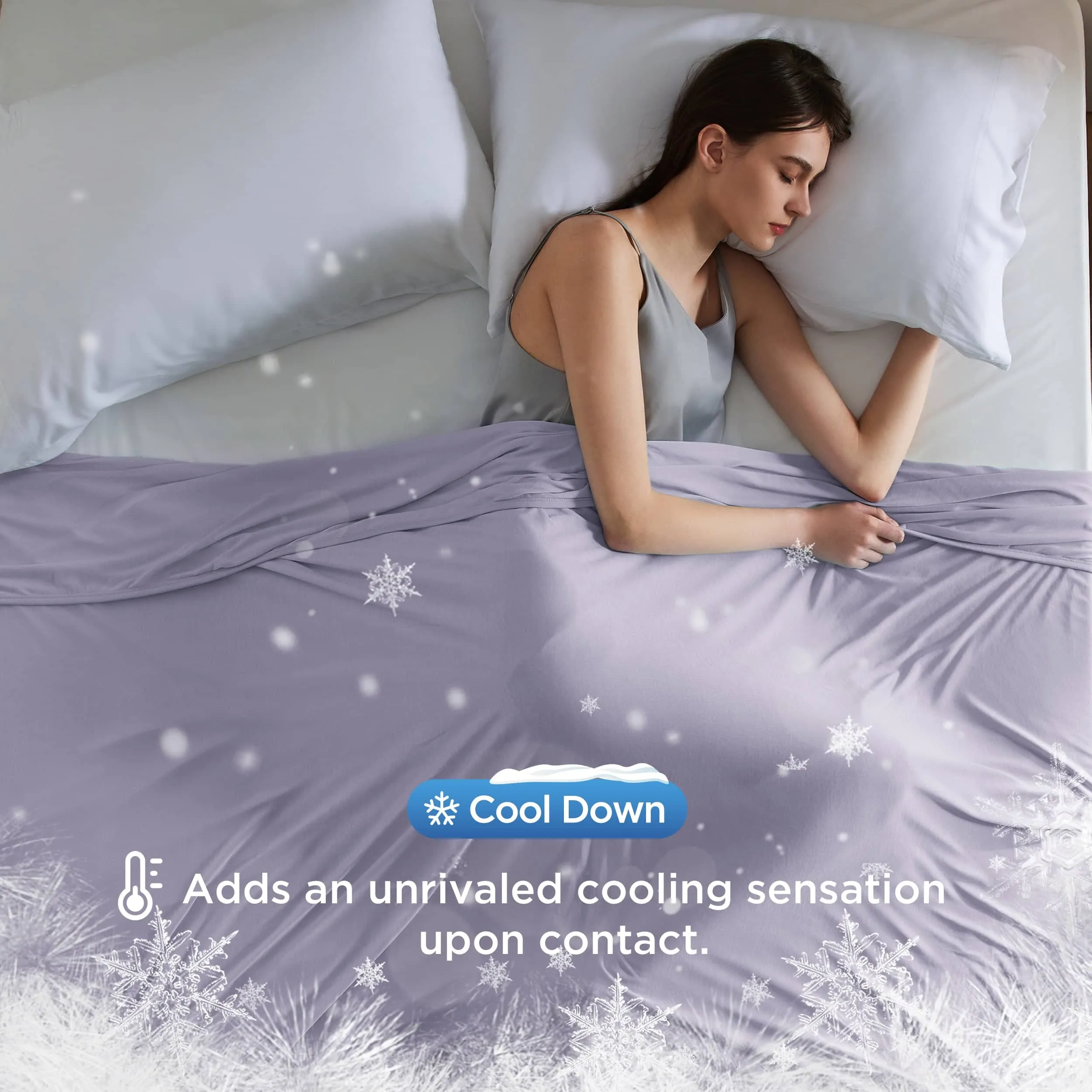 Bedsure Breescape Reversible Cooling Blanket for Hot Sleepers