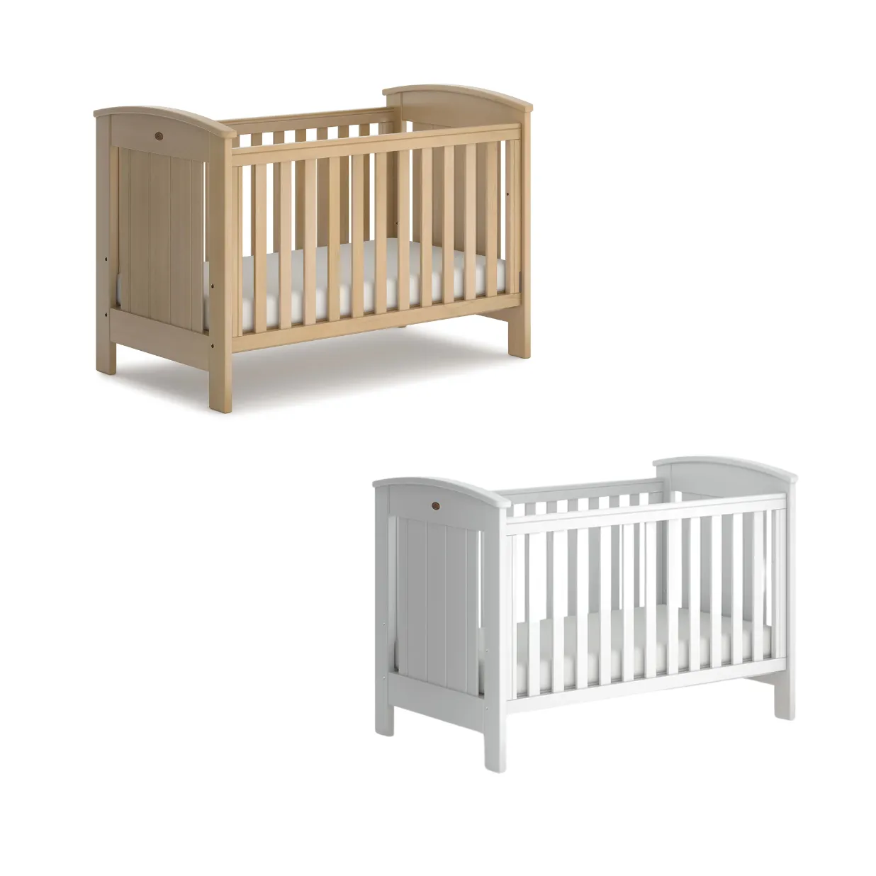 Boori Casa Baby Cot 7 PC Nursery Package with 6 Draw Chest