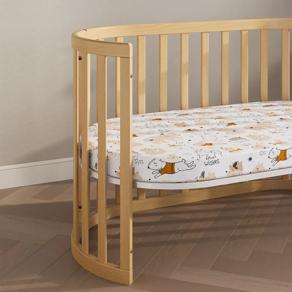 Boori Eden Oval Cot 6 PC Package (Mid NOV)