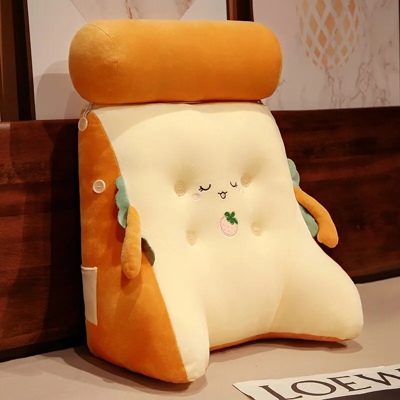 Cozzy Cuddles Toast Bread Plush Seat Pillows