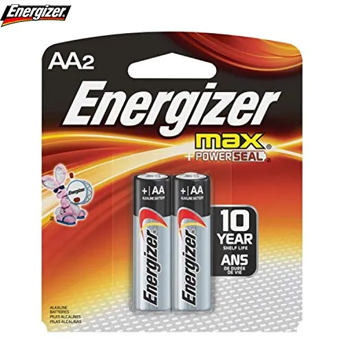 Energizer AA Size Alkaline General Purpose Battery, AA - Alkaline - 1.5 V DC