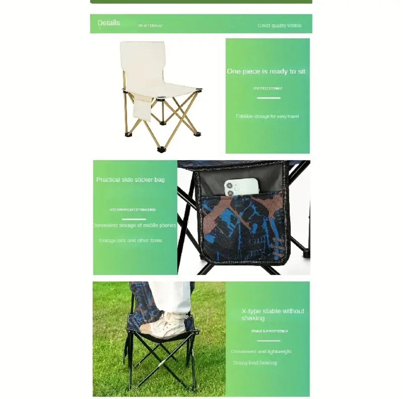 Heavy Duty Portable Foldable Table & Chair Set For Outdoors, Indoors, Patio Furniture, Picnic, Camping, Fishing, EggRoll Table, Travel Set, Seats 6