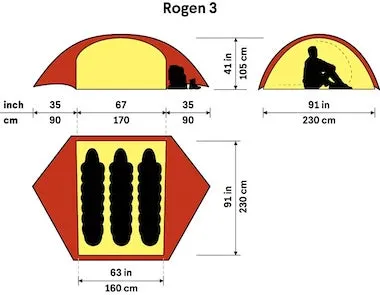 Hilleberg Rogen 3 Hiking Tent