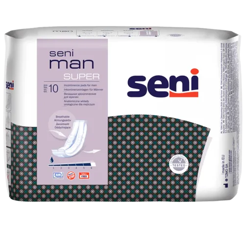 Incontinence Pads For Men - Seni Man Super Bladder Control Pads