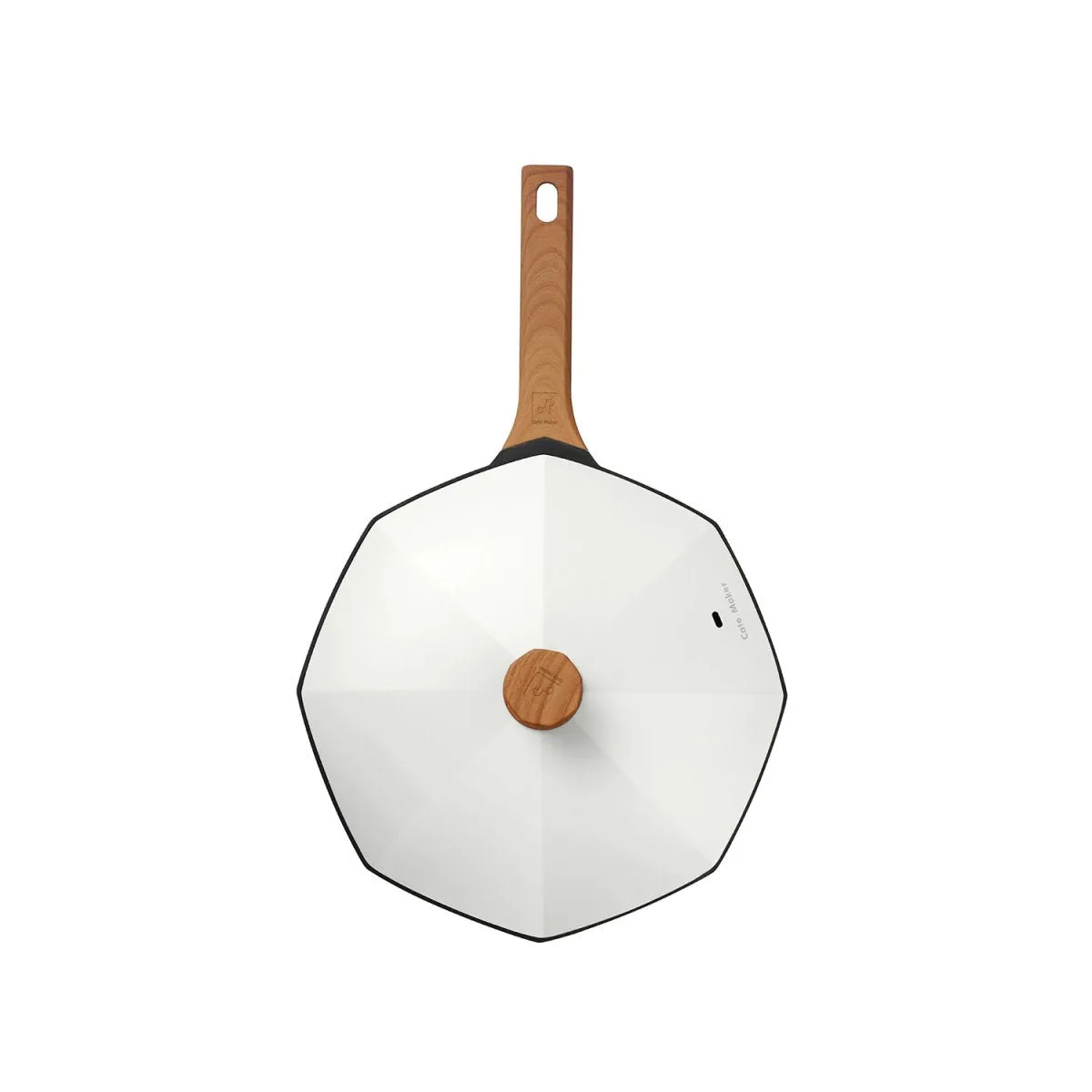 Italiano Octagonal 30cm White Non-stick Wok Pan - The Epitome of Culinary Excellence