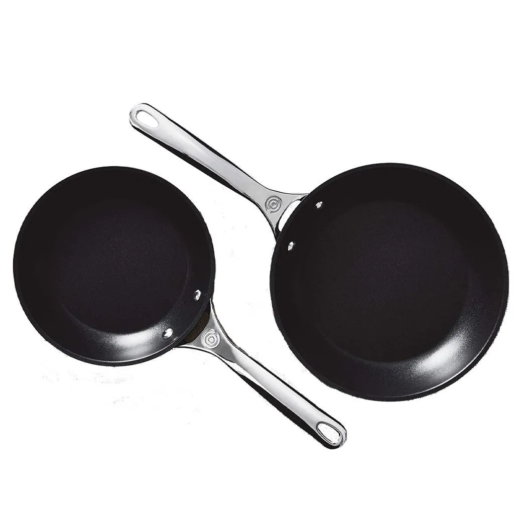 Le Creuset Toughened Nonstick PRO 2 Piece Set (8″ & 10″ Fry Pan)