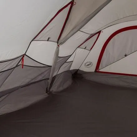 Mad House 8 Tent: 8 Persons, 4 Seasons Big Agnes, Red/Gray