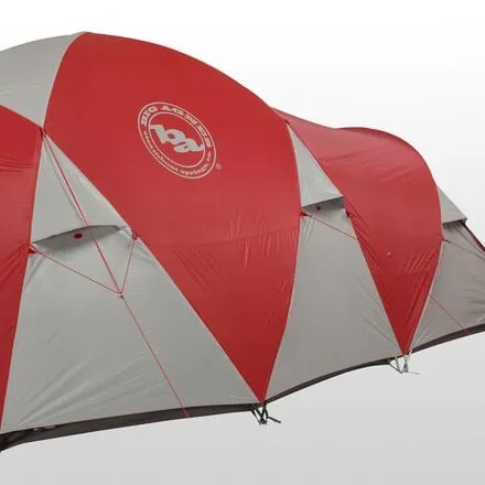 Mad House 8 Tent: 8 Persons, 4 Seasons Big Agnes, Red/Gray