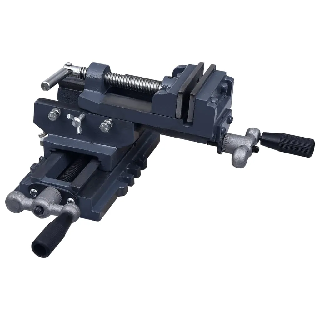 Manually Operated Cross Slide Drill Press Vice 70 mm