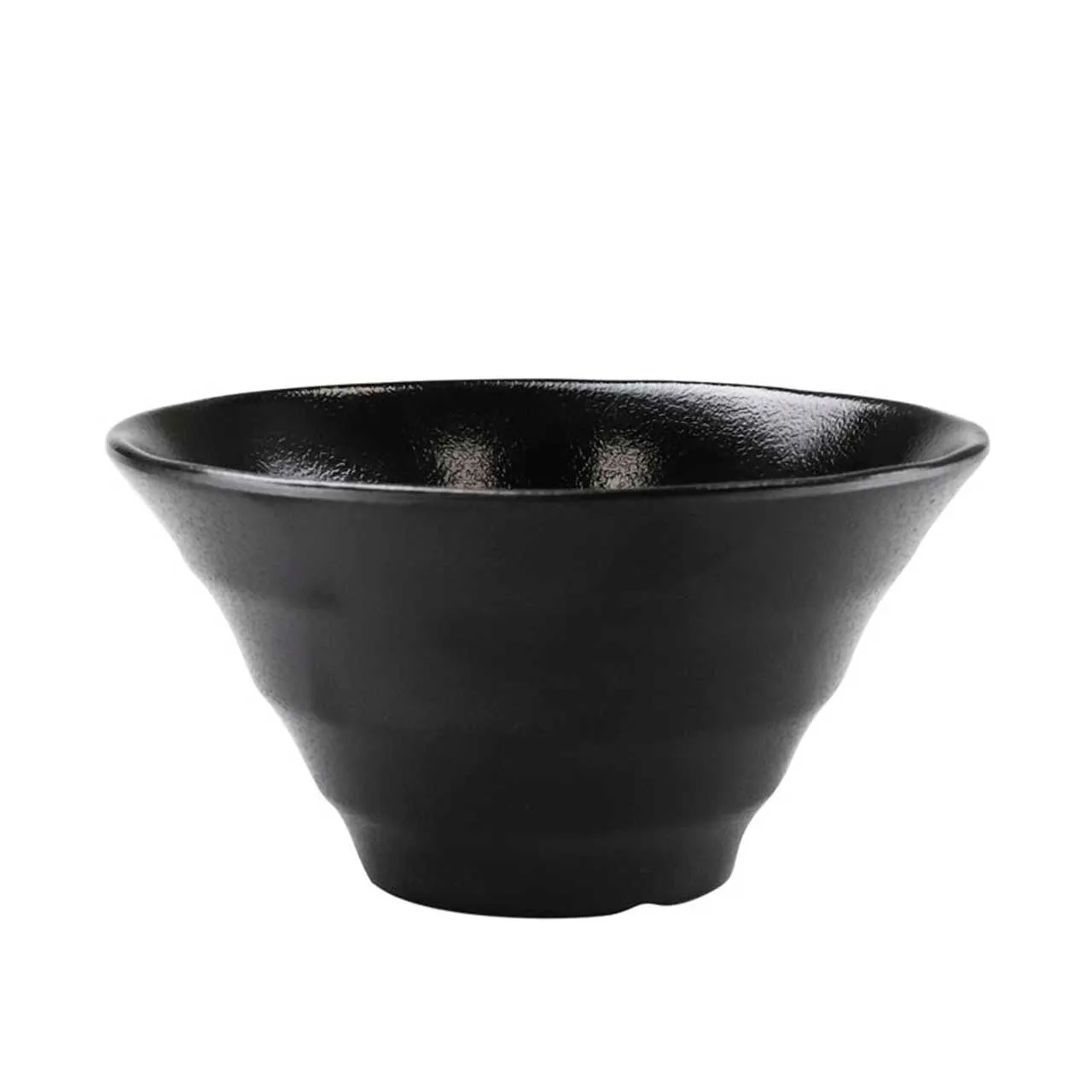 Melamine Black Grainy Noodle Bowl 40 fl oz / 7.4" dia