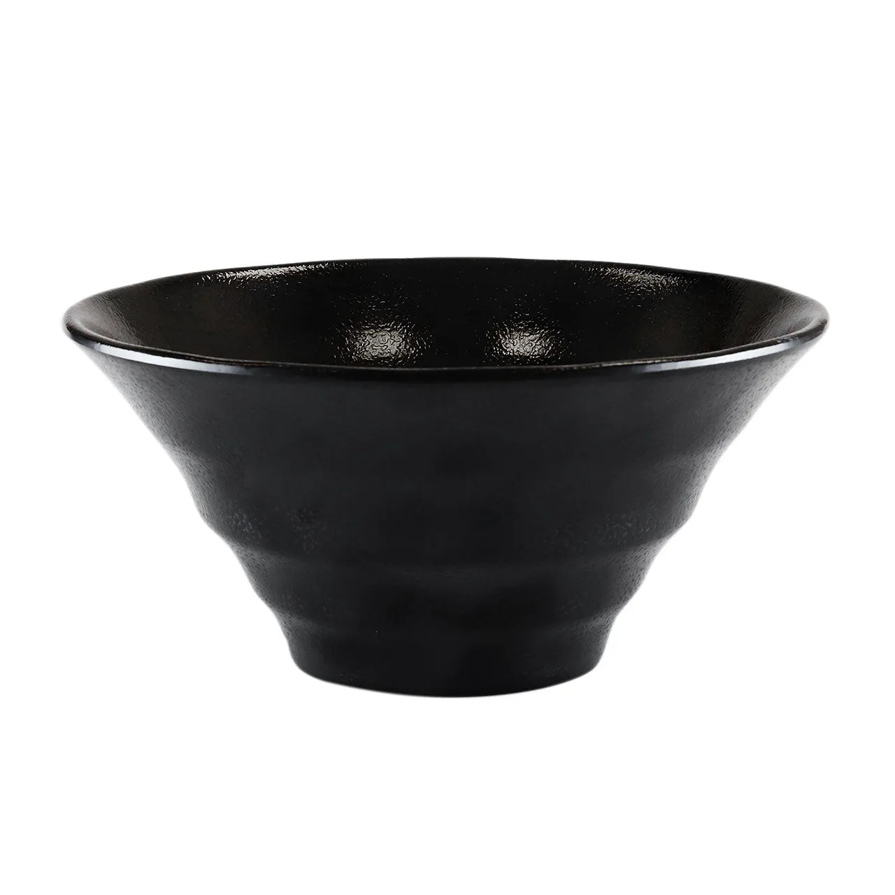 Melamine Black Grainy Noodle Bowl 57 fl oz / 8.7" dia