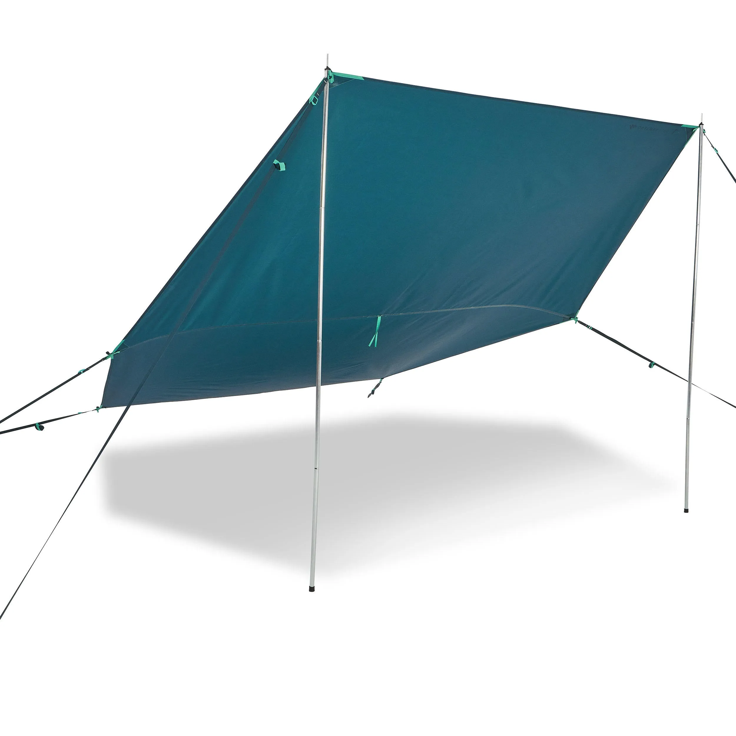 Multifunctional camping canopy Quechua, turquoise/blue