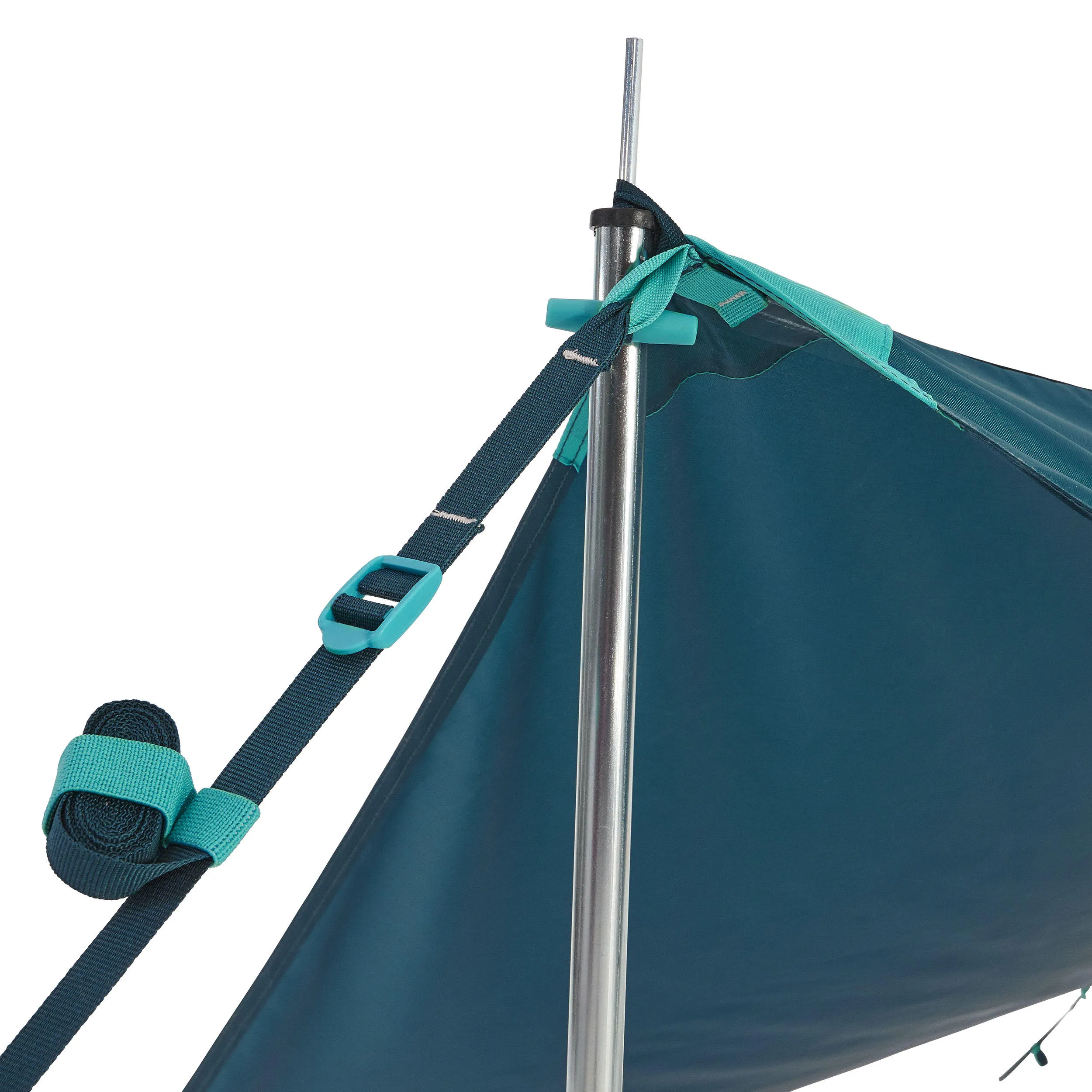 Multifunctional camping canopy Quechua, turquoise/blue