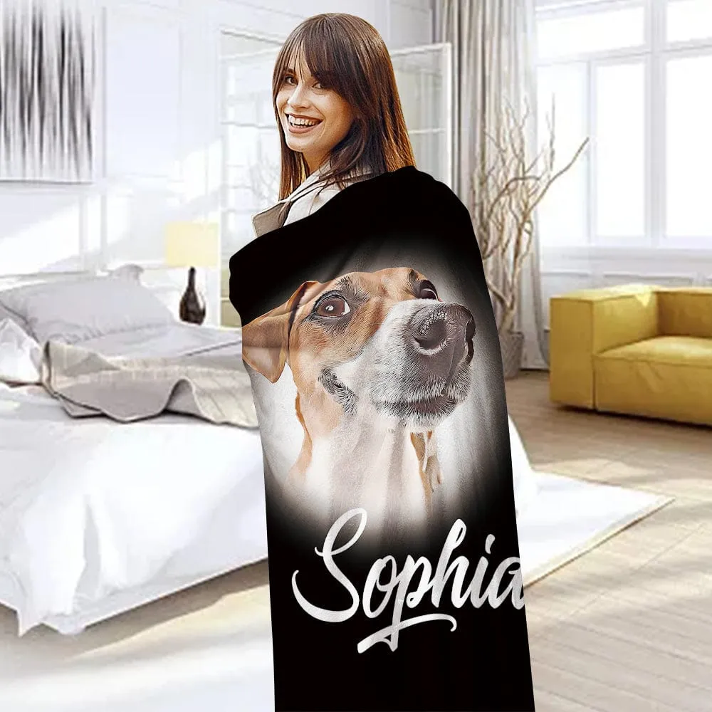 Personalized Custom Pet Photo Blanket