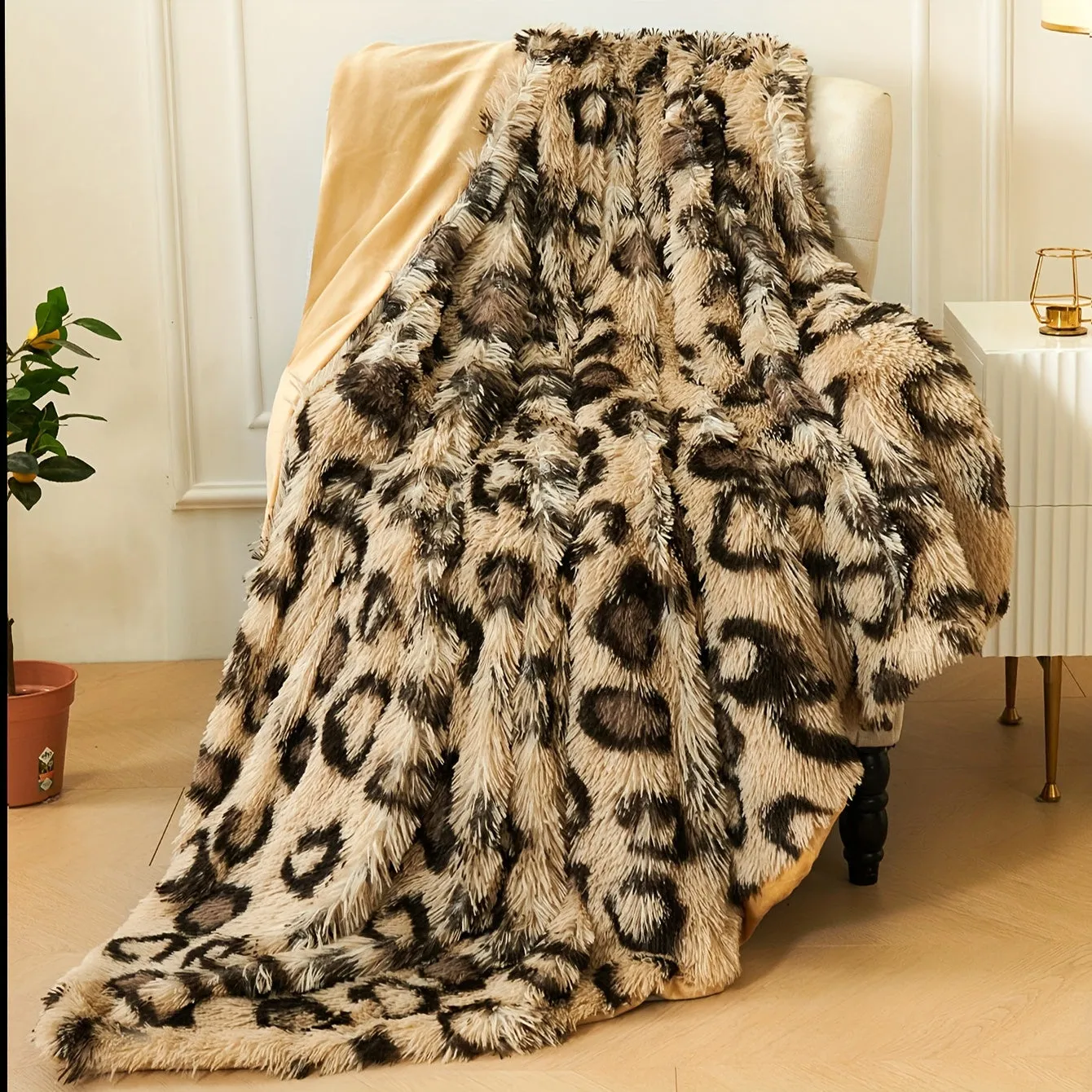 Plush Shaggy Blanket Cozy Warm Sofa and Bed Decor