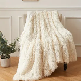 Plush Shaggy Blanket Cozy Warm Sofa and Bed Decor