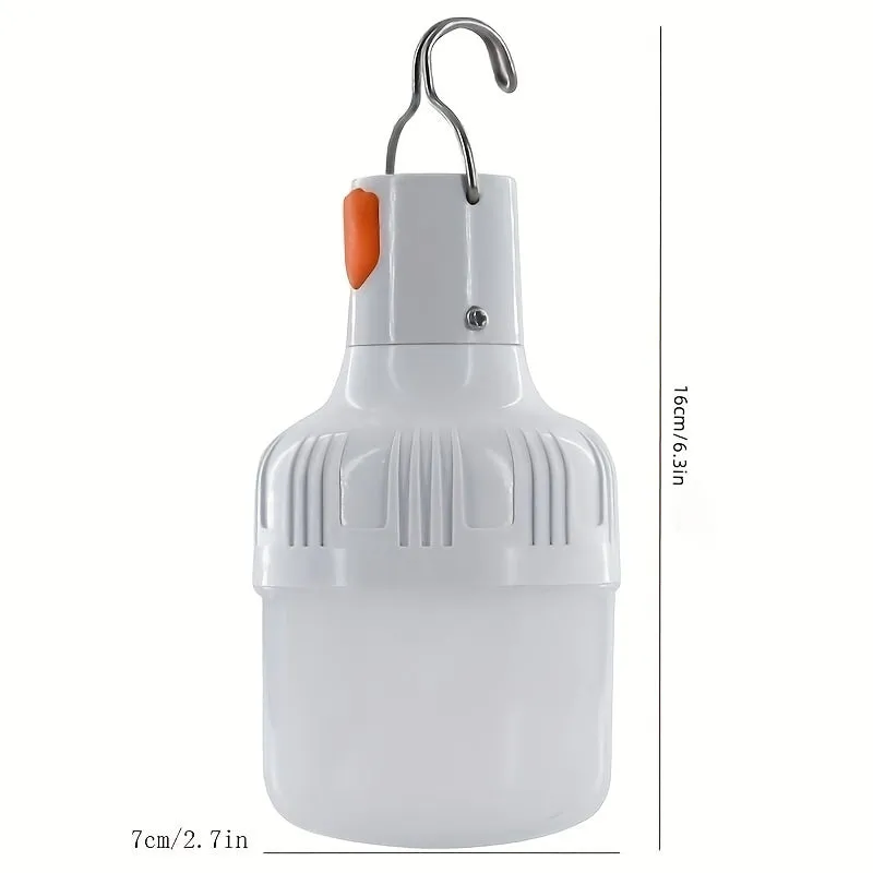 Portable Rechargeable LED Bulb for Camping Fishing Emergency Lighting