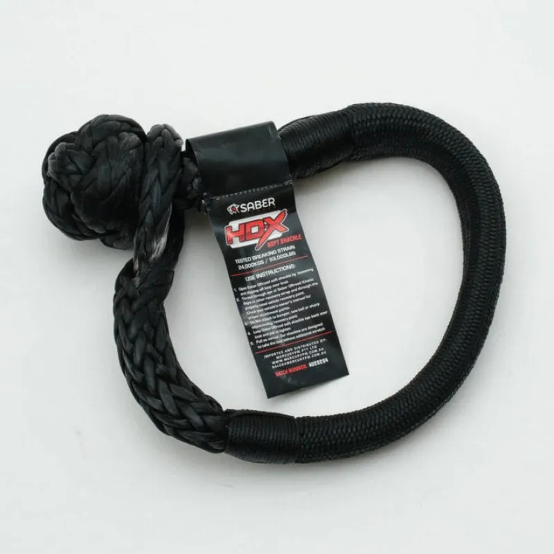 Saber Offroad Rope Friendly Recovery Hitch and Shackle Bundle