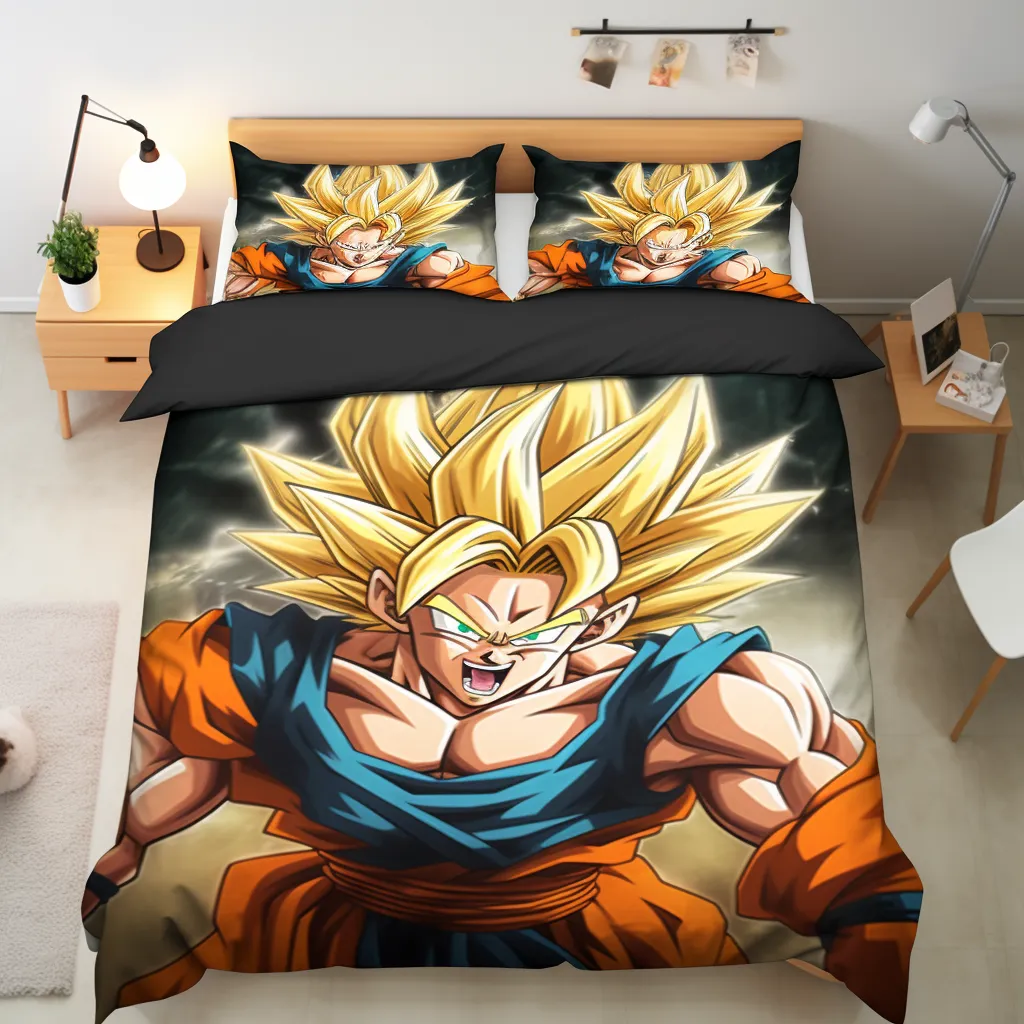 Sherpa Fleece Throw Blankets: Dragon Ball Z Print Series