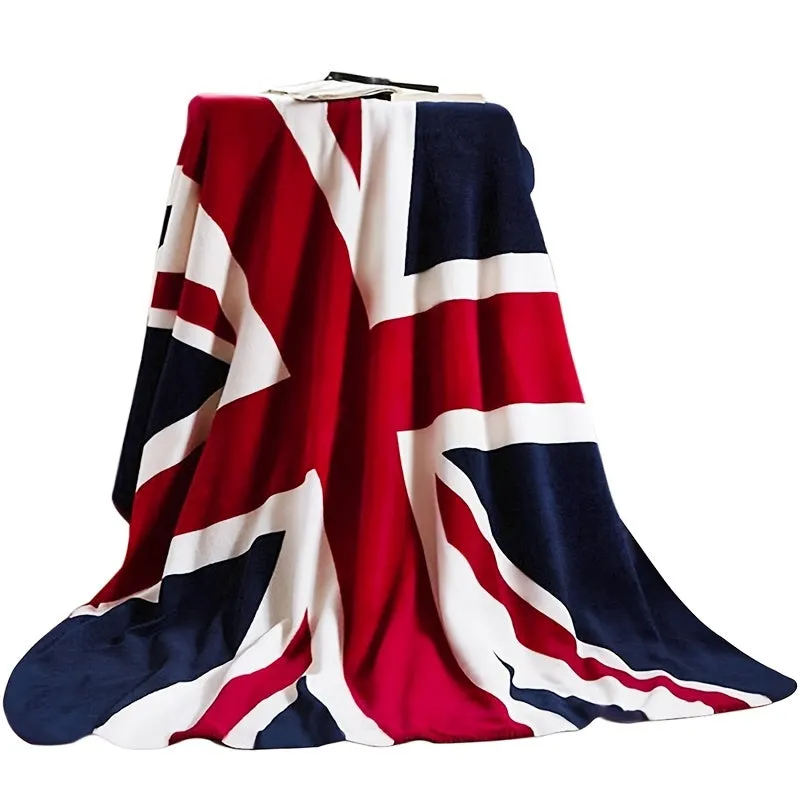 Super Soft British Flag Bed Blanket  Warm 59x79 Inches