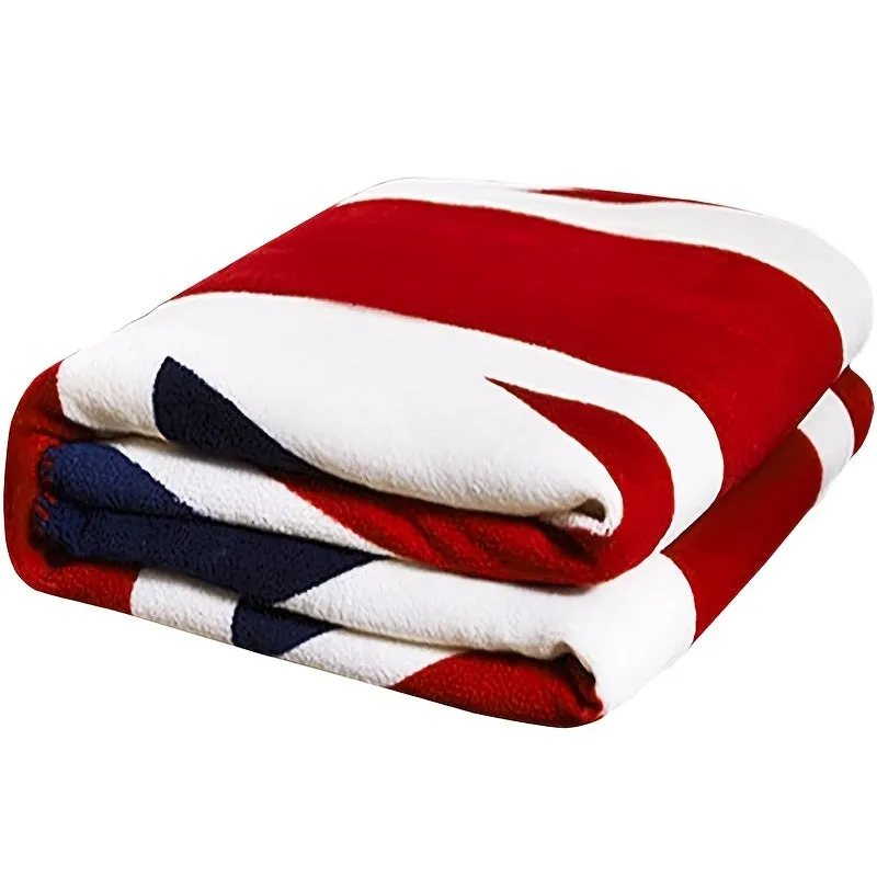 Super Soft British Flag Bed Blanket  Warm 59x79 Inches