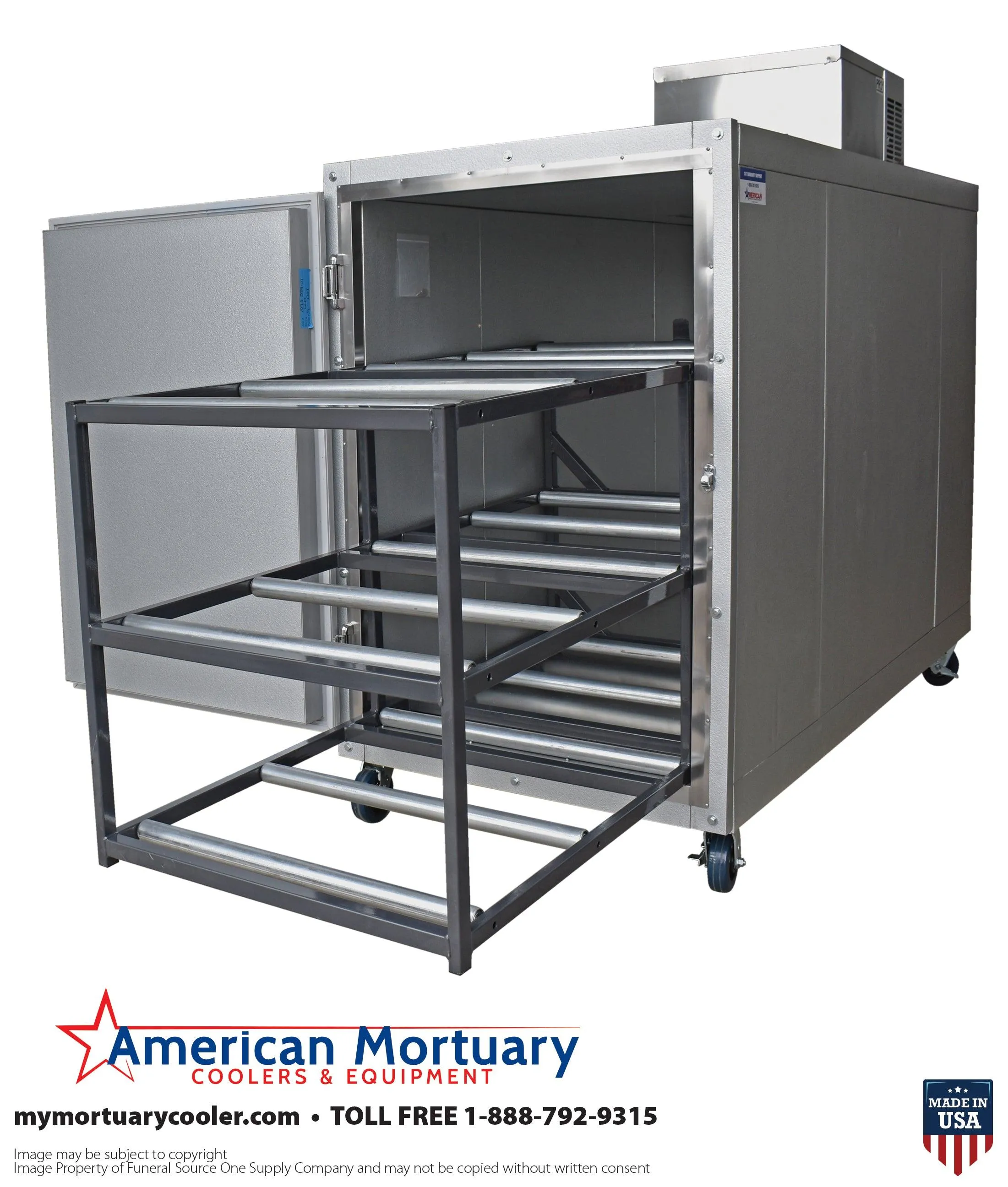 Three Body Extra Large Mortuary Cooler Mortuary Cooler Model 3BX