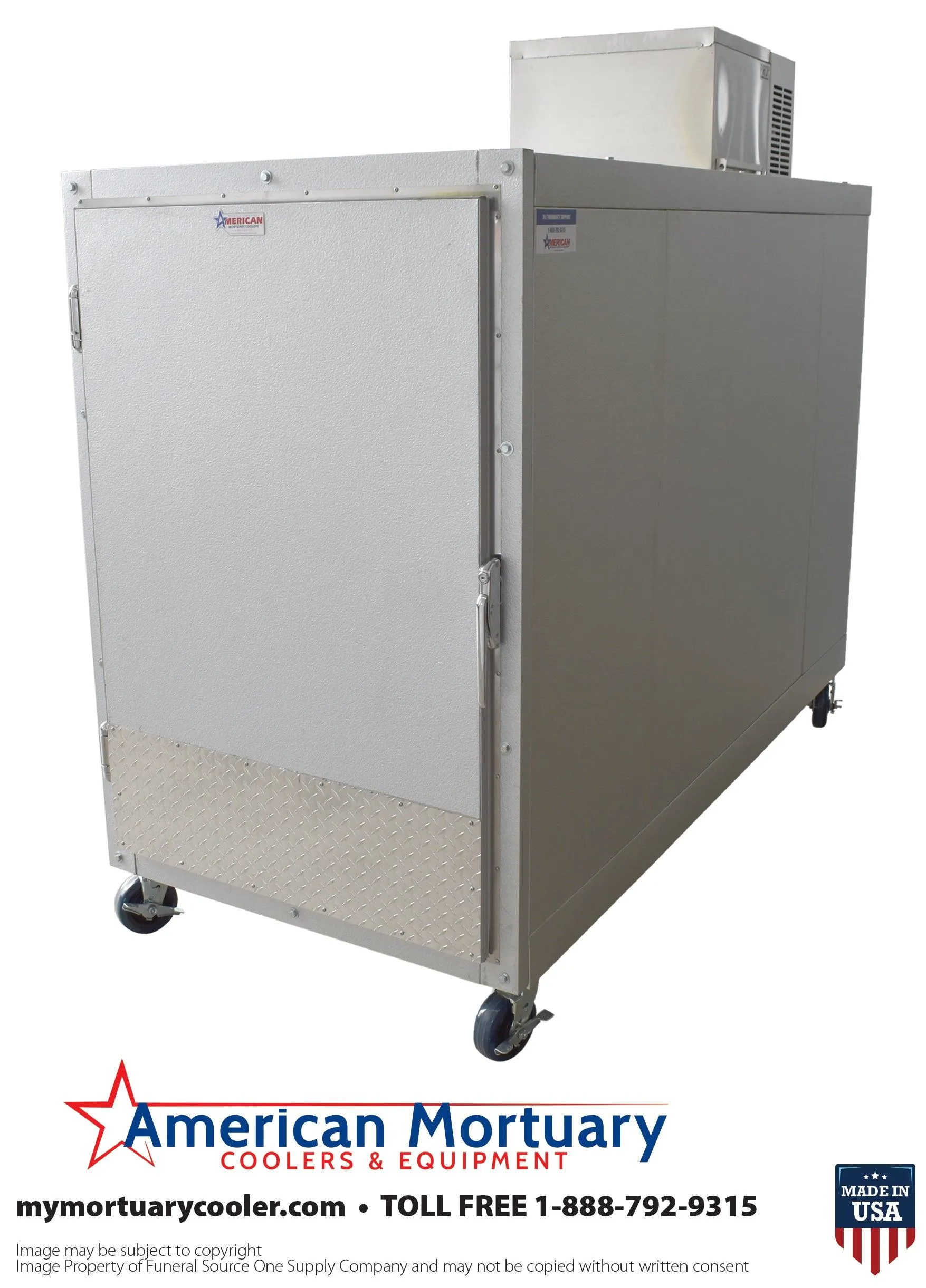 Three Body Extra Large Mortuary Cooler Mortuary Cooler Model 3BX