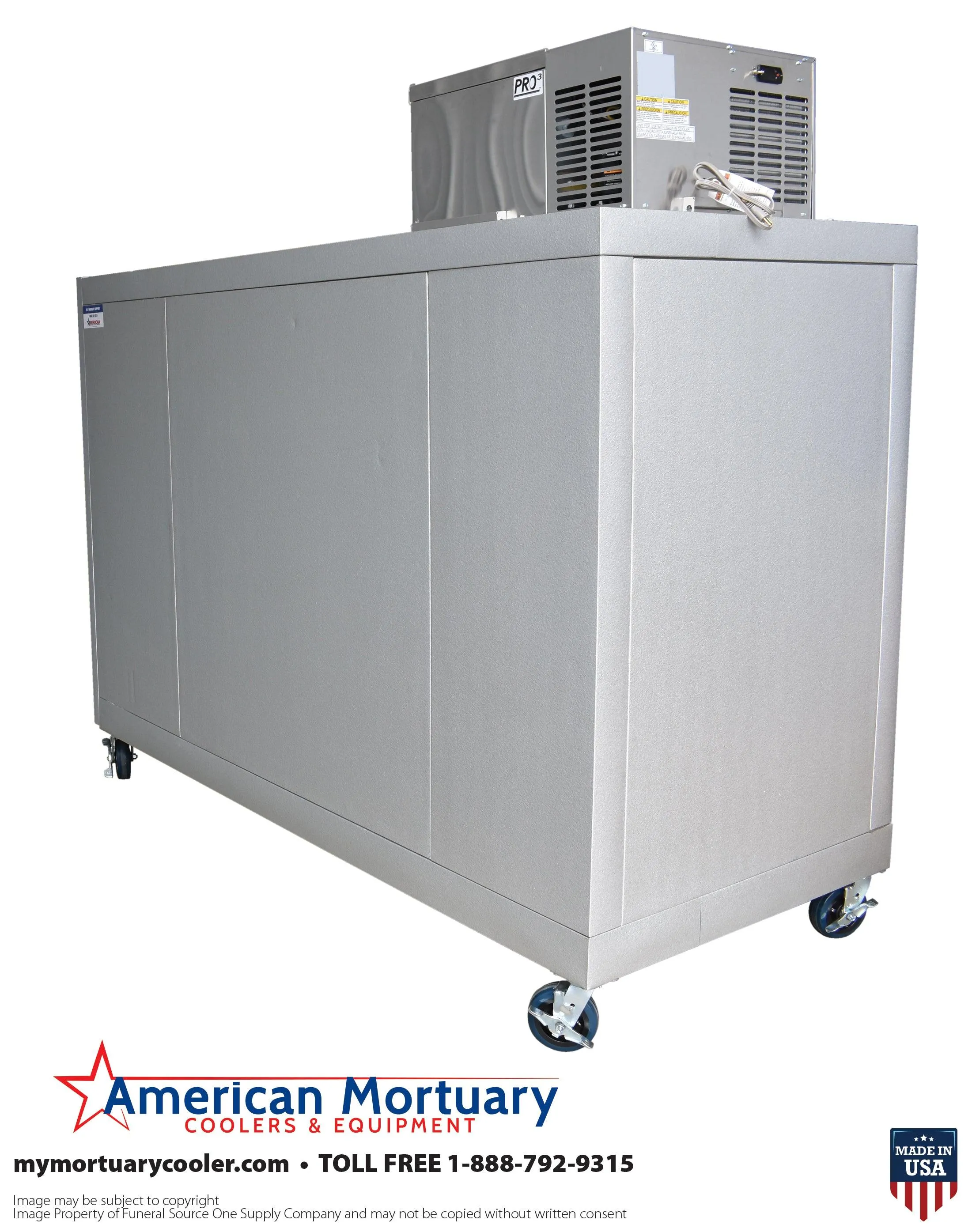 Three Body Extra Large Mortuary Cooler Mortuary Cooler Model 3BX