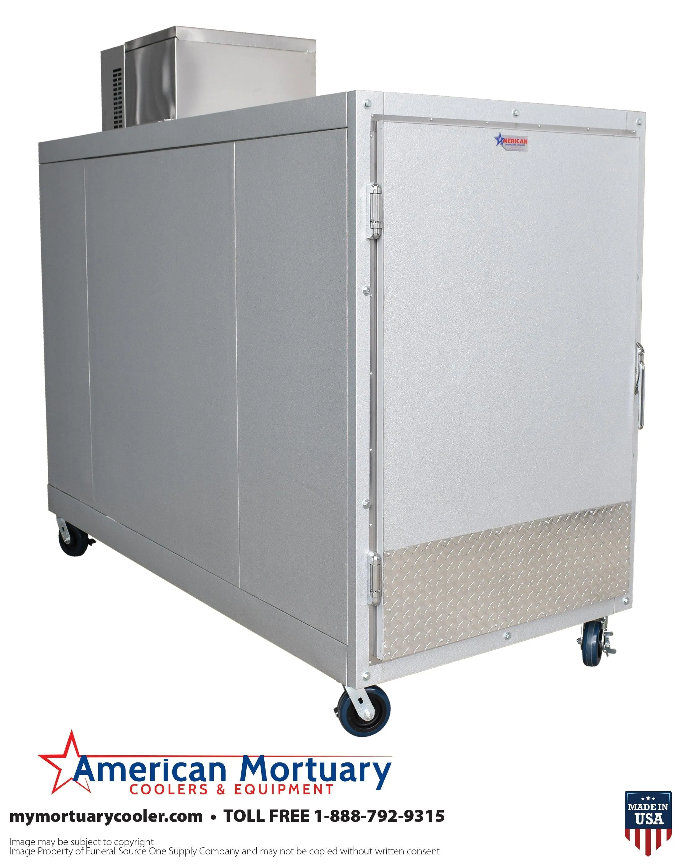 Three Body Extra Large Mortuary Cooler Mortuary Cooler Model 3BX