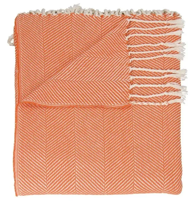 Throw SZ008 Orange Throw Blanket