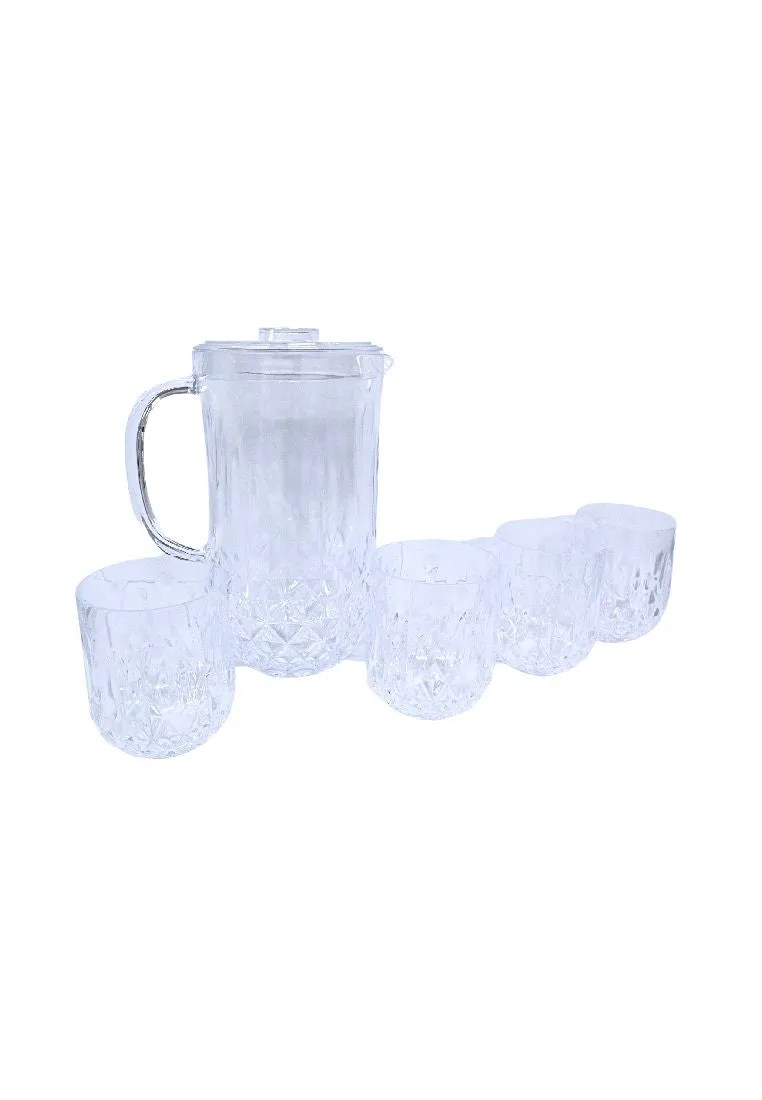 Urban Kitchen Pitcher 1L with 4 Glasses