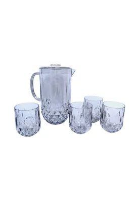 Urban Kitchen Pitcher 1L with 4 Glasses