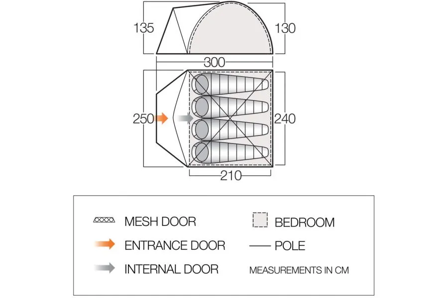 Vango Alpha 400 CLR Tent