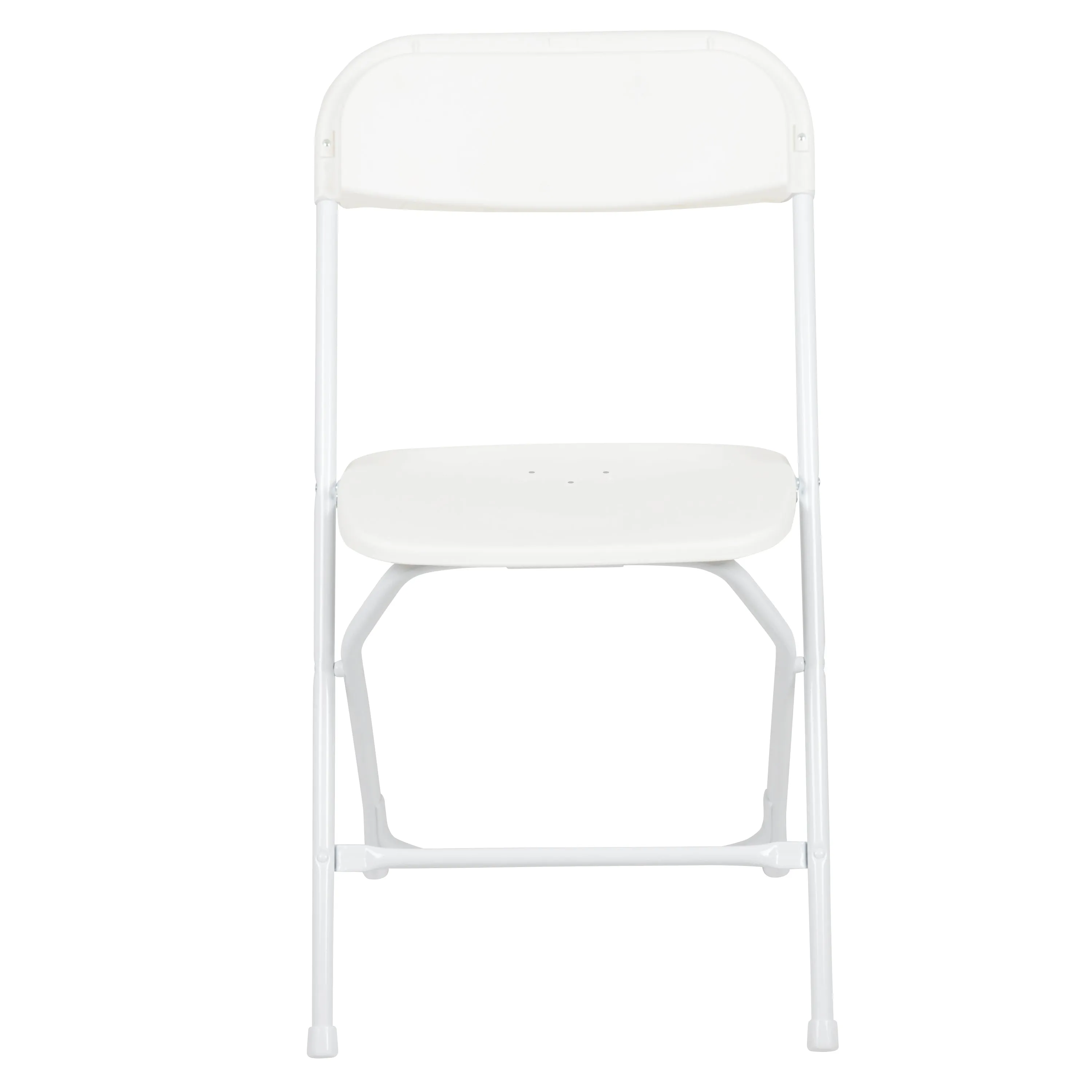 White Plastic Folding Chair 2-LE-L-3-WHITE-GG