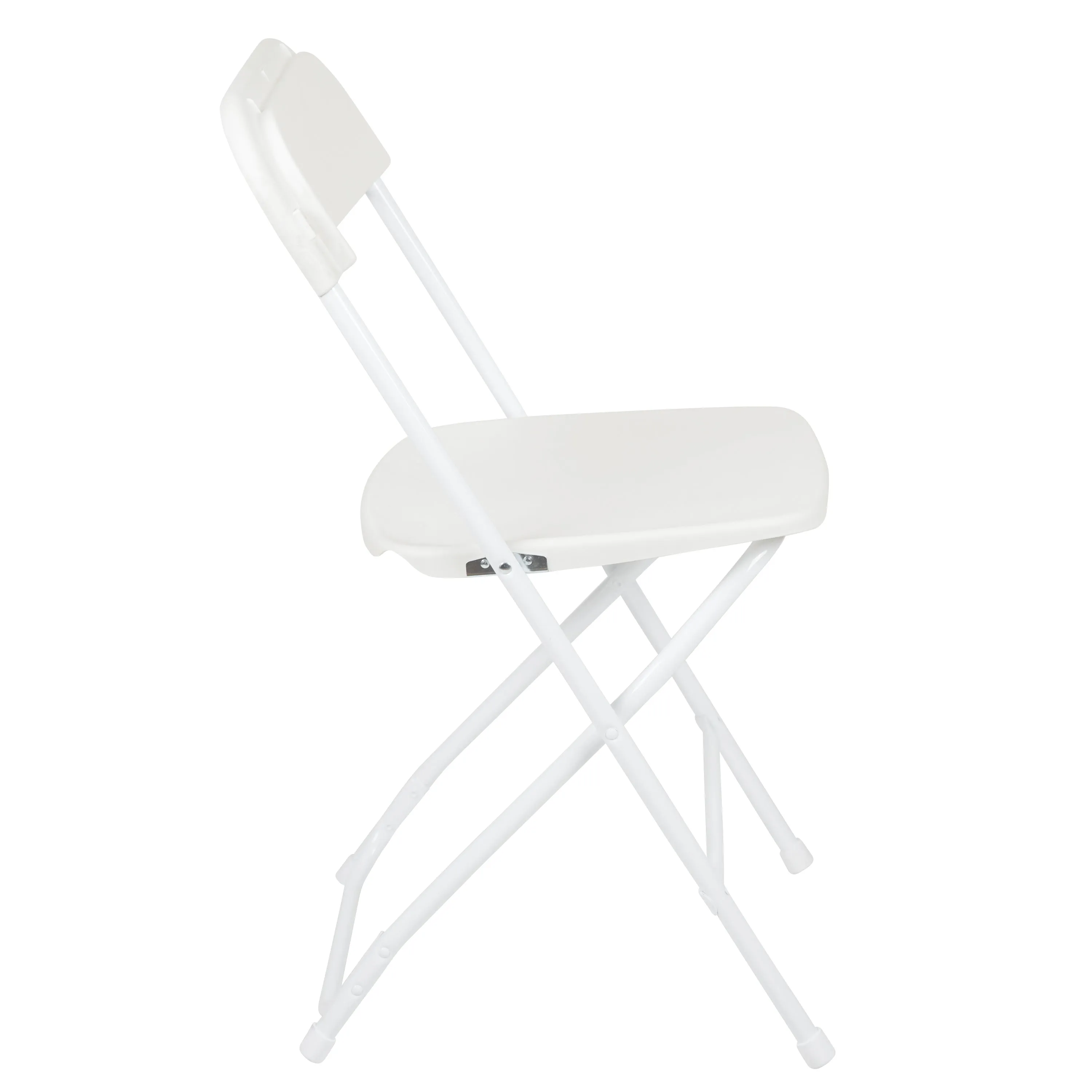 White Plastic Folding Chair 2-LE-L-3-WHITE-GG