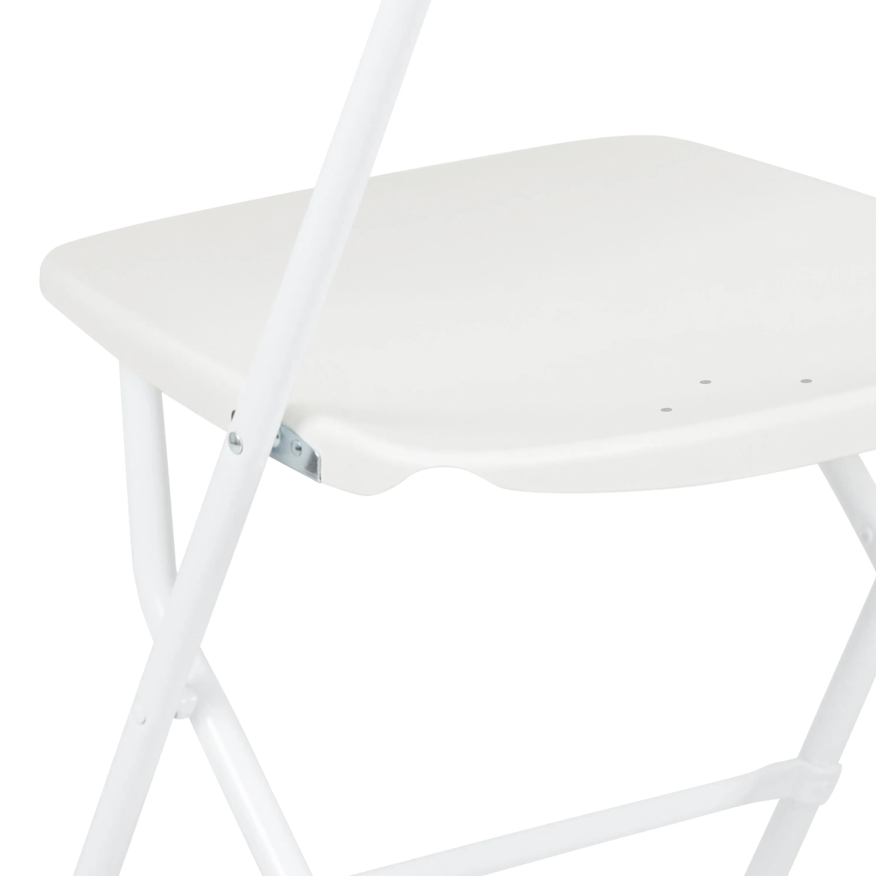 White Plastic Folding Chair 2-LE-L-3-WHITE-GG