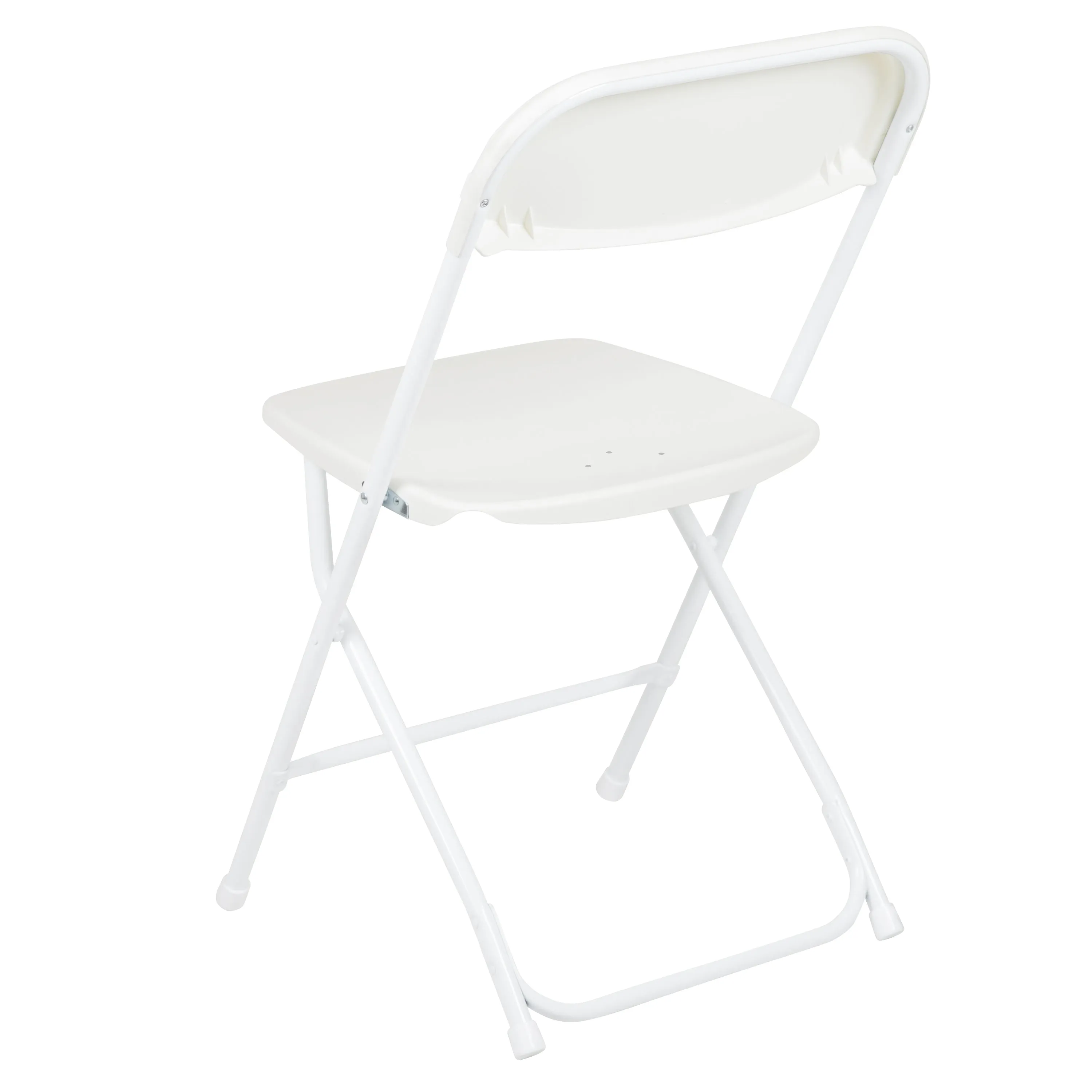 White Plastic Folding Chair 2-LE-L-3-WHITE-GG