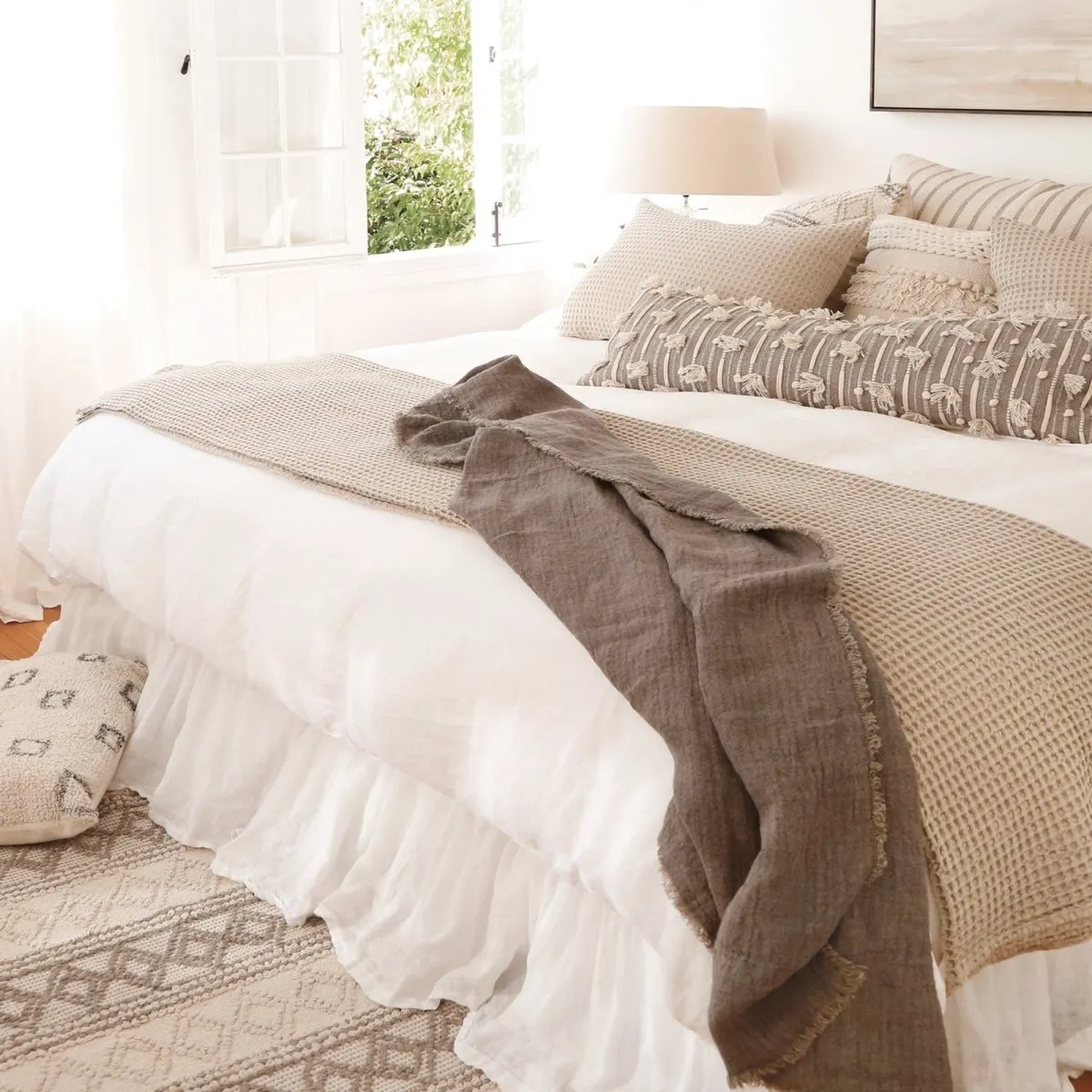 Zuma Natural Blankets & Shams